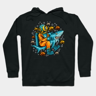 Ocean tour illustration Hoodie